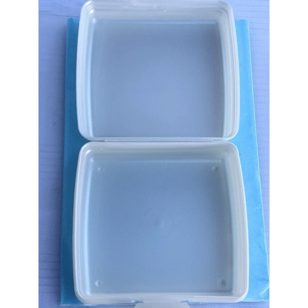 2004 Y2K Disney Cinderella Tupperware Lenticular Sandwich Keeper Collector Item